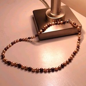 Beautiful Cultured Multicolor Pearl Necklace